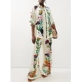 thumbnail image 6 of Women's Casual Two-Piece Set Floral Print Shirt and Pants Set, 6 of 7