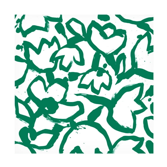 Trademark Fine Art June Erica Vess  Flora Patch I Canvas Wall Art