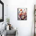 thumbnail image 5 of HFDF Vintage Flower Wall Art Spring Wall Decor Wildflower Picture Prints Canvas for Bathroom , Rustic Orange White Daisy Poster Abstract Watercolor Floral Painting Artwork Decoration 8x10inch Framed, 5 of 6