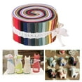 thumbnail image 2 of Roll Up Cotton Fabric Strips Jelly Rolls Quilting Craft Assorted Patterns Fabric Option1 D 36PCS, 2 of 9
