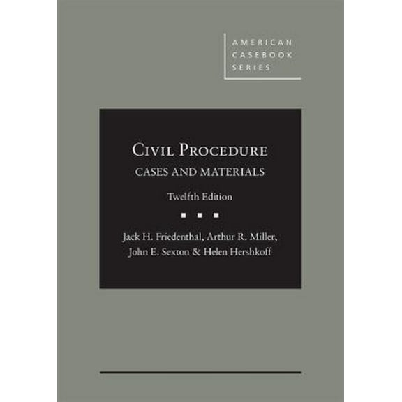 Pre-Owned Civil Procedure: Cases and Materials (American Casebook Series) (Hardcover) 1634605845 9781634605847