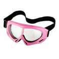 thumbnail image 6 of WOW Youth Kids Motocross BMX MX ATV Dirt Bike Helmet HBOY Shark Pink + Goggles + Skeleton Pink Glove Bundle, 6 of 8