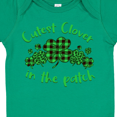 thumbnail image 4 of Inktastic St. Patrick's Day Cutest Clover in the Patch in Plaid Boys or Girls Baby Bodysuit, 4 of 5