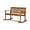 Natural, variant on GDF Studio Fessenden Indoor/Outdoor Rustic Acacia Wood Rocking Bench, Natural