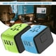 thumbnail image 4 of Adaptador de viaje universal mundial con convertidor de enchufe de alimentación de 4 USB 1 pieza-negro, 4 of 4