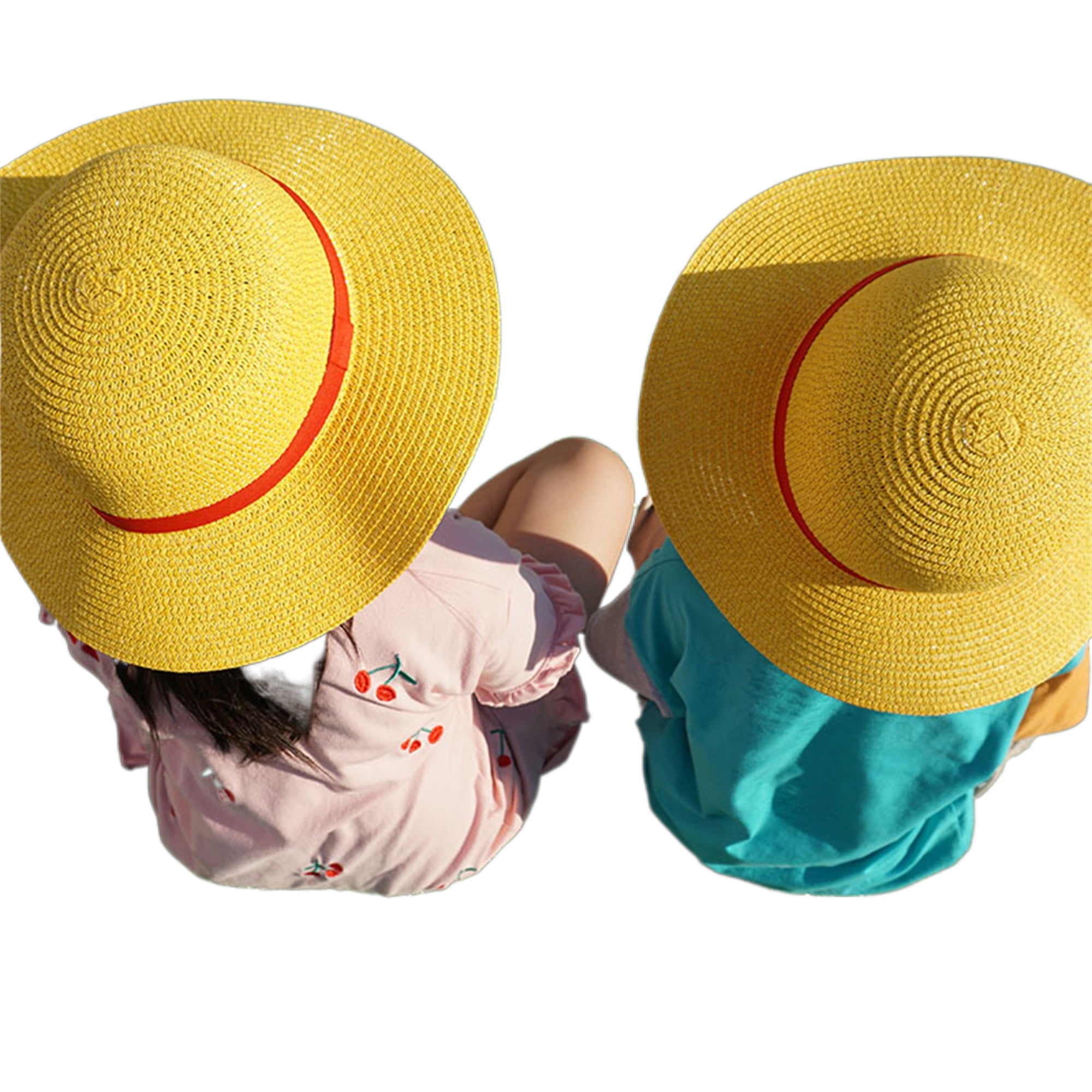 Dghisre Kids Bowler Straw Hat Foldable Wide Brim Beach Sun Caps For dghisre-kids-bowler-straw-hat-foldable-wide-brim-beach-sun-caps-for