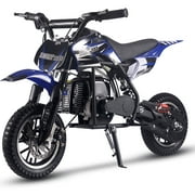 MotoTec DB-01 50cc 2-Stroke Kids Gas Dirt Bike Blue