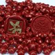 thumbnail image 2 of Cuadros Decorativos 100x Star Retro Sealing Wax Bead Fire Painting Grano para Stamp Craft (Rojo) Likrtyny embutido en tela, 2 of 8