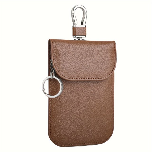 CNKOO Key Fob Protector Faraday Bags Anti-Theft Pouch Anti-Hacking Case Blocker RFID Signal Blocking Bag for Car Key 1 Pack ZZZ