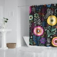 thumbnail image 2 of Bohemian Style Boho Chic Shower Curtain, Vintage Fashion Tribal Patterns Rustic Home Decor Waterproof 72x72 Inch Quick Dry, 2 of 4