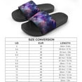thumbnail image 2 of GZHJMY Stylish Slides for Women Men, Nebula and Galaxies in Space Soft Flexible Slip-on Sandals Slippers, 2 of 7