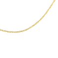 thumbnail image 4 of Solid 10k Gold 0.5MM Rope Chain Necklace. Unisex Chain - Choice of Metal Colors & 16" or 18" or 20" Lengths, 4 of 9