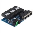 thumbnail image 2 of 2X Conmutador de Fibra Ethernet 100M Placa PCBA Convertidor de Medios ÓPticos 20Km 3 Fibra 3 RJ45 Soporte RPOE Interruptor de Fibra SC Simplex, 2 of 5