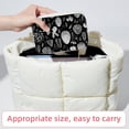 thumbnail image 6 of Black White Easter Velvet Portable Jewelry Display Stand and Organizer with Removable Compartment - Gift, 6 of 7