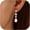 Style D Gold one size, variant on Pearl Earrings for Women, 14k Gold Plated Trendy Diamond Pearl Drop Earrings Bridal Shower Gifts Wedding jewelry for Women