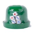 thumbnail image 1 of Ensemble de dés de Table Ronds Blancs pour Bar Club KTV dés en Plastique Jouet, 1 of 7