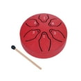 thumbnail image 1 of Daily Mix Store Tambour à Langue en Acier 6 Tons de 3 Pouces, Mini Tambour à Main, Baguettes, Baguettes, Tambour Musical L8L8 Accessoires avec Instruments Percussion Cadeaux, 1 of 9