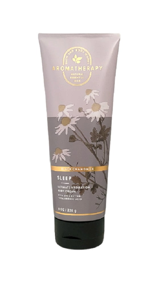 Bath and Body Works BLACK CHAMOMILE Aromatherapy Body Cream With