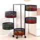 thumbnail image 3 of Estantes de almacenamiento giratorios, estantes de almacenamiento redondos extraíbles de gran capacidad, múltiples capas, para cocina, 5 niveles, 3 of 3