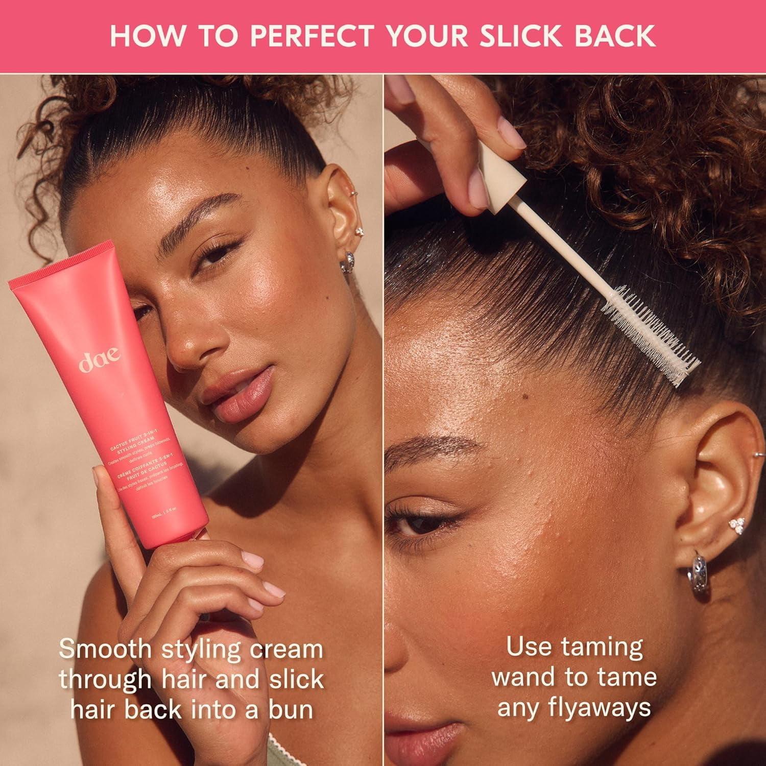 DAE Cactus Fruit 3-in-1 Styling Cream, Taming Wand, Smooths Frizz and  Defines Curls - Walmart.com