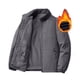 thumbnail image 1 of Puntoco Chaqueta De Abrigo Ajustada Con Capucha Y Cordón Cosido Para Hombre, 1 of 4