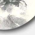 thumbnail image 3 of Designart 'Ocean Waves' Traditional Metal Circle Wall Art - Disc of 36, 3 of 5