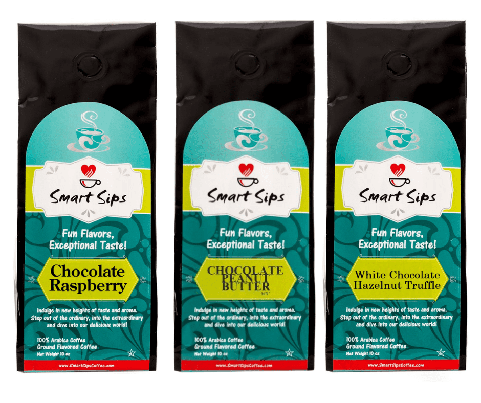 Chocolate Lovers Ground Coffee Variety Pack, 30 Ounces Chocolate