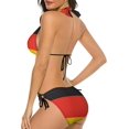 thumbnail image 3 of NICKSUN Women's Bikini Sets, Cute Print Two Piece Bathing Suits Sexy Halter Padded Bikini Swimsuits, 3 of 6
