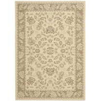 Safavieh COURTYARD, CREME / BROWN, 5'-3" X 7'-7", Area Rug, CY6555-12-5