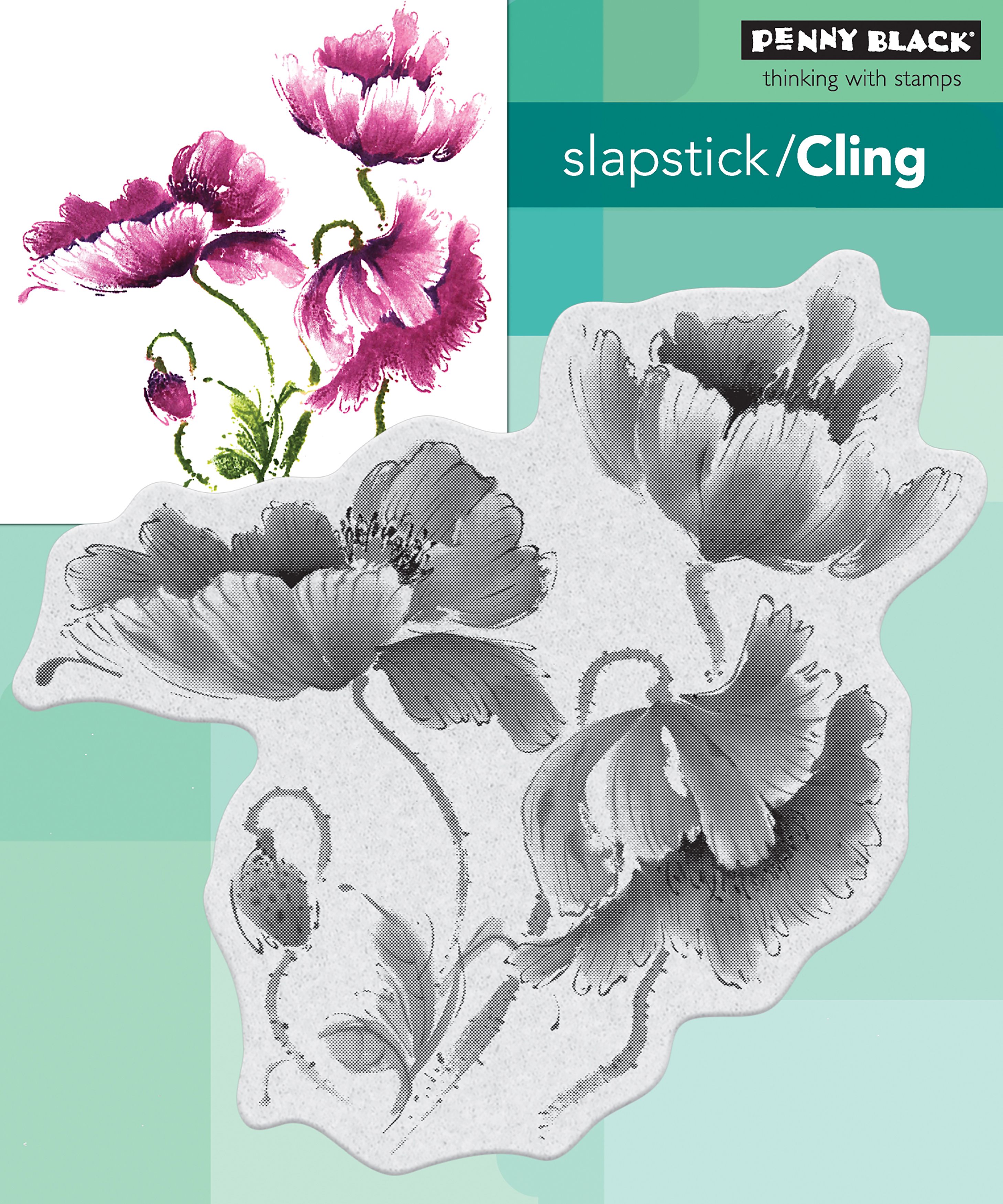 Penny Black Cling Rubber Stamp - Lustrous 40-545