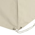 thumbnail image 2 of Maykoosh Modern Motifs 5-Piece Set Outdoor Furniture Cover Set (4 Dining Arm Chairs, Dining Table), Tan, 38"D x 68"W x 31"H, Outdoor Furniture Cover with Drawstrings, 2 of 9