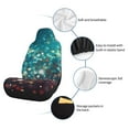 thumbnail image 6 of Yiaed Colorful Rainbow Glitter Print Car Seat Covers,Universal Auto Seats Protector Fits for Car,SUV Sedan,Truck,Automotive Seat Covers & Accessories-2 PCS, 6 of 9