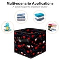 thumbnail image 2 of Electrocardiogram Foldable Storage Basket with Handle, Large Capacity 10.8"x10.5"x10.6" - Storage Cubes, Toy Storage, Toy Box, 2 of 6