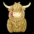 thumbnail image 3 of CafePress - Happy Highland Cow Pajamas - Women's Dark Pajamas, 3 of 4