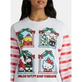 thumbnail image 4 of Hello Kitty and Friends Women's Light Up Christmas Graphic Sweatshirt with Long Sleeves, Sizes XXS-XXL, 4 of 5