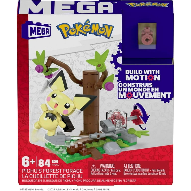 Pokemon Pichu's Forest Forage Mega Construx 84 Pcs Building