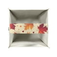 thumbnail image 2 of Psesaysky Square Tissue Box Cover - Waterproof PU Leather Tissues Cube Boxes Holder Fall Aesthetic Desk Decor for Room, Home & Office - Maple Leaves, 2 of 7