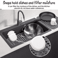 thumbnail image 4 of Tapis de Protection pour Évier de Cuisine, Lot de 2, Grille en Silicone pour le Fond de l'Évier de Cuisine, Tapis d'Évier pour Évier en Acier Inoxydable, 4 of 7