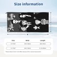 thumbnail image 2 of Toalla de playa de la familia Addams, suave, ligera, de secado rápido, absorbente, grande, para baño, para niños y adultos, para viajes, natación, playa, gimnasio, camping, yoga, 27,5 x 55 pulgadas, 2 of 8