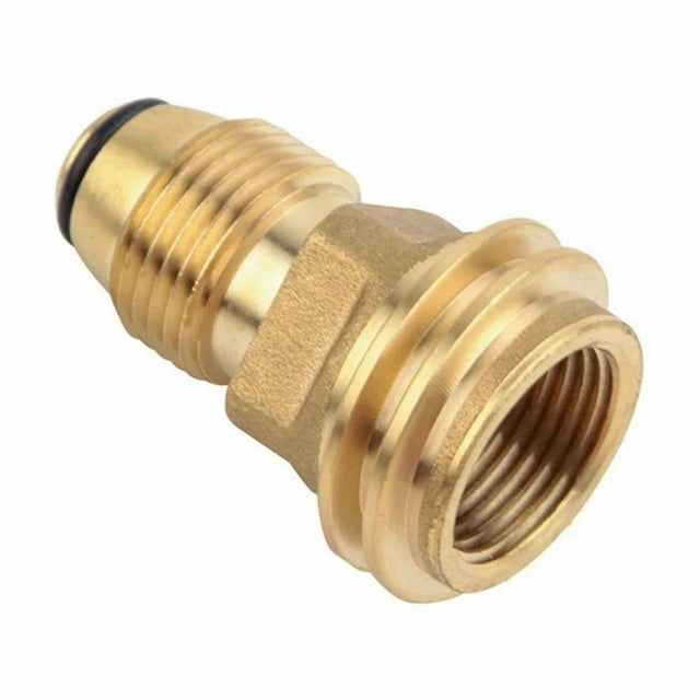 GZQJFMY Propane Tank Adapter Converts POL LP Tank Service Valve to QCC1/Type1 Hose or Regualtor - Old to New.