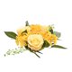 thumbnail image 2 of Corona De Velas De Plástico Con Rosas Simuladas Corona de rosas de seda amarilla para decoración de bodas, candelabros y portavelas, para realzar el ambiente festivo (1 unidad) JASKFLY, 2 of 9