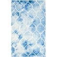thumbnail image 2 of Safavieh Dip Dye Christabella Distressed Area Rug, Blue/Ivory, 5' x 8', 2 of 7