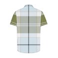 thumbnail image 4 of COSFO Short Sleeve Mens Casual Button Down Shirts Plaid Summer Shirts Regular Fit Beach Collared Vacation Tops, 4 of 5