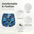 thumbnail image 4 of Bixox Women's Hawaiian Style pattern 2 in 1 Running Shorts - Lightweight Athletic Workout Gym Yoga Shorts Liner with Pockets - Medium, 4 of 7