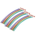 thumbnail image 3 of kkbbma under $5 2Pcs Bendable Pencils, 10 PackChildren'sSoft Bendable Pencil, Colorful Stripe Flexible Study Pencil, Eraser Tip Bendy Magic Pencil,KidsEntertainment Writing Tool, 3 of 9