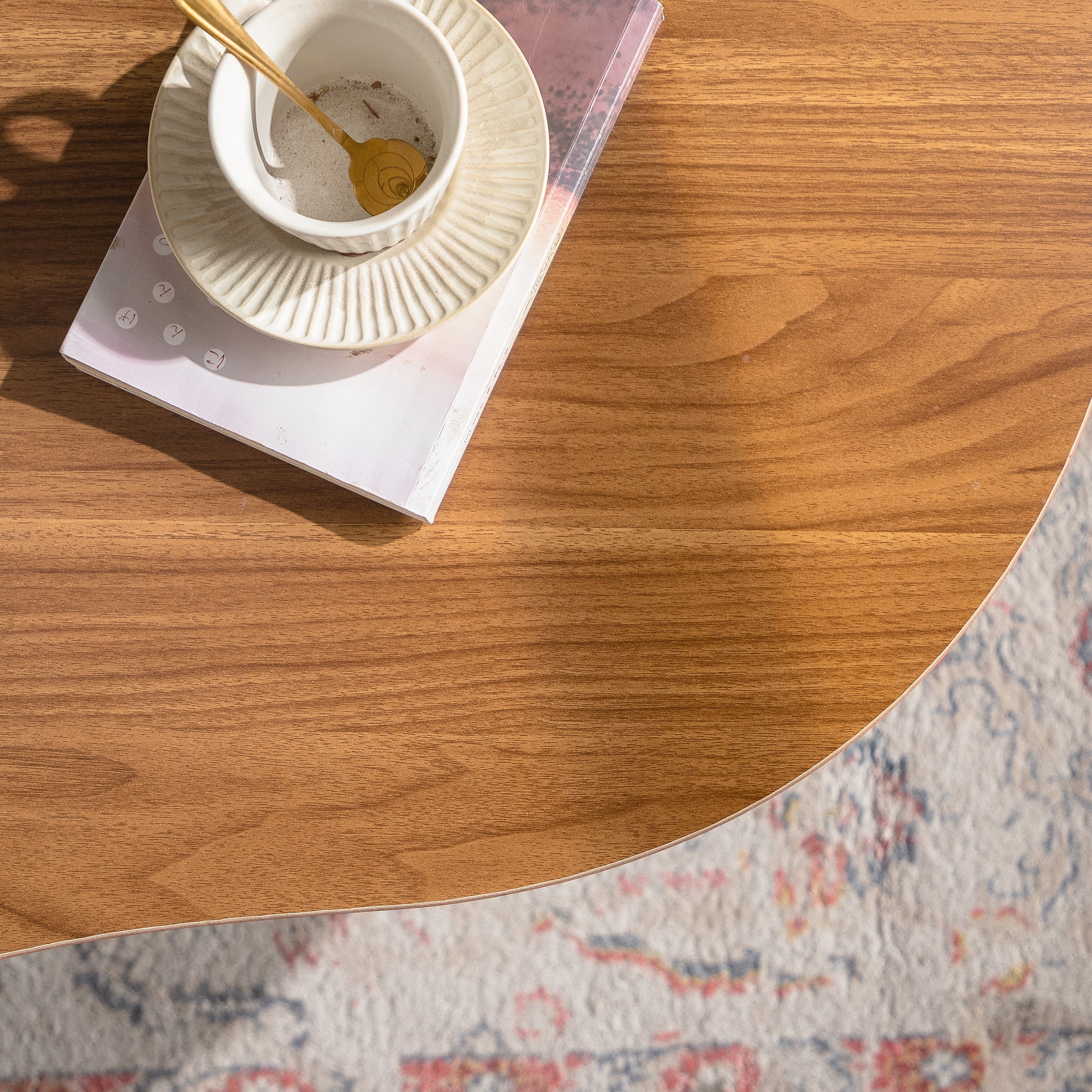 Leumius Cloud Coffee Table Modern Colour Combination Coffee Table Coffee Table for Living Room Apartment Easy Assembly
