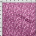 thumbnail image 4 of oneOone Polyester Spandex Magenta Fabric Kids Floral Craft Projects Decor Fabric Printed By The Yard 56 Inch Wide, 4 of 4