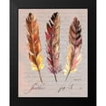 thumbnail image 2 of Gorham, Gregory 15x18 Black Modern Framed Museum Art Print Titled - Feathers Fig 1, 2 of 5