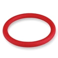 thumbnail image 6 of LeLuv Thin Round Smooth Silicone Cock Ring | (3 Pack) 32mm/40mm/50mm Red, 6 of 7