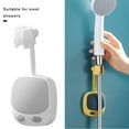 thumbnail image 3 of Support de Douche Universel Sans Perçage, Réglable, pour Salle de Bain, Support de Pomme de Douche; Base Fixe à Ventouse, Gris, 3 of 8